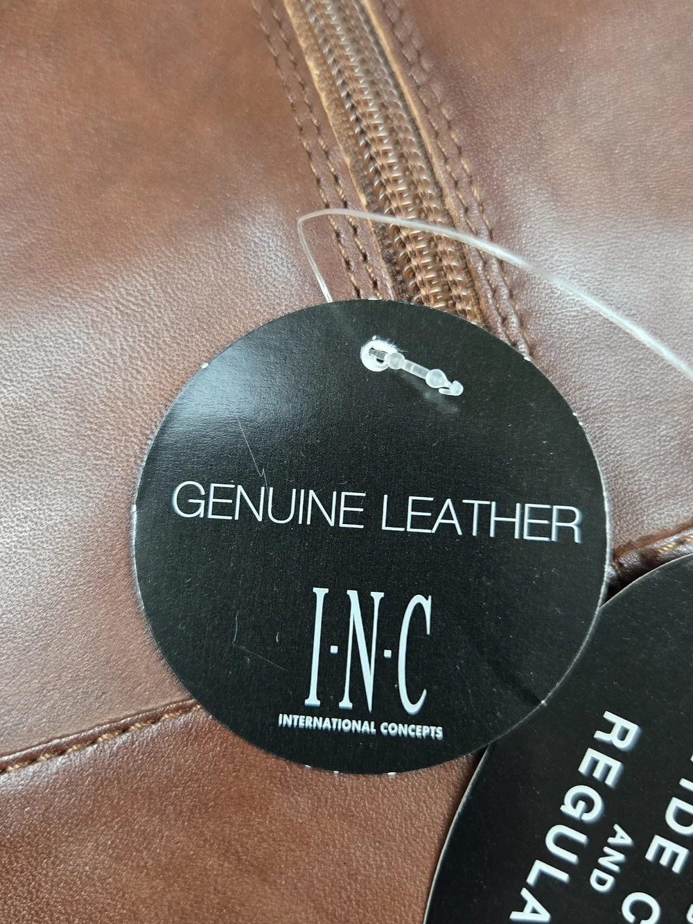 New INC International Concepts Fedee Genuine Leather Knee High Riding Boots 10M
